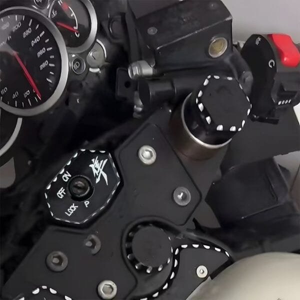Aluminum Engraved Key Hole Cover For Suzuki GSXR1300 Hayabusa 2008-2024